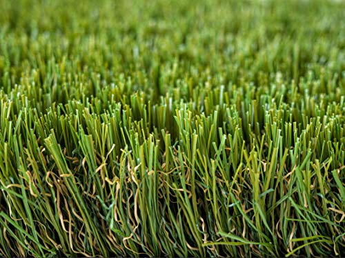 LUCATEX - rollo Césped artificial Vegas 1x4metros - 40mm de altura - alta densidad - muy realista - profesional - ideal para exteriores, piscinas, terrazas, jardín, ideal mascotas - fácil instalación