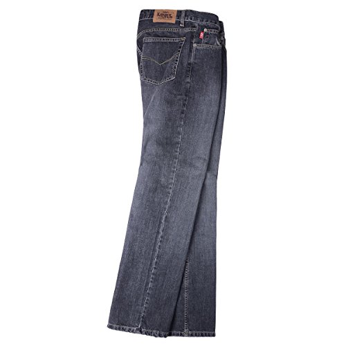 Lucky Star Sombra Usado Vintage Jeans Negro Oversize, Inch-Alle Größen und Längen:52/36