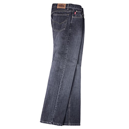 Lucky Star Sombra Usado Vintage Jeans Negro Oversize, Inch-Alle Größen und Längen:52/36