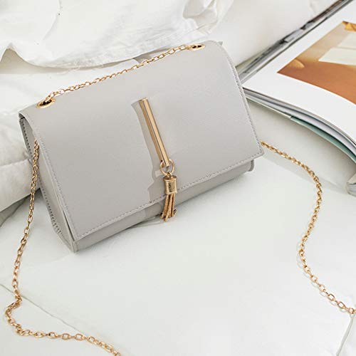 Luckycat Bolsos de Hombro de Mujer de Teléfono Móvil Cuero de la PU Borla de la Moda Bolsos Bandolera sobre Diagonal Retro de Mujer para Trabajo y Diario Vida Bolsos de Mano