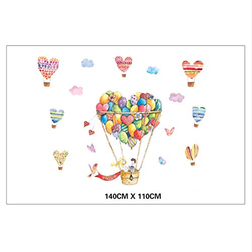 LUCKYYL Pegatinas De Pared Grandes Pintura Moderna 3D Flor Azul Apto para Cocina Comedor Sofá TV Fondo De Pared Wandaufkleber Schlafzimmer