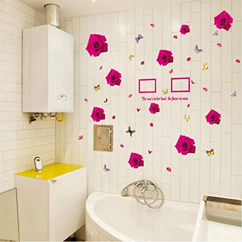 LUCKYYL Pegatinas De Pared Infantiles Rosa Adecuado para Hoteles Oficinas Salas De Estudio Wandaufkleber Kinderzimmer