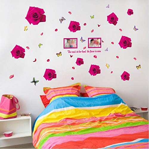 LUCKYYL Pegatinas De Pared Infantiles Rosa Adecuado para Hoteles Oficinas Salas De Estudio Wandaufkleber Kinderzimmer