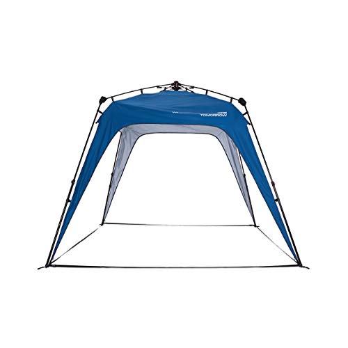 Lumaland Tienda de campaña Gazebo Cenador Light Pop Up Firme SPF 50+ Camping Acampada Festival Azul