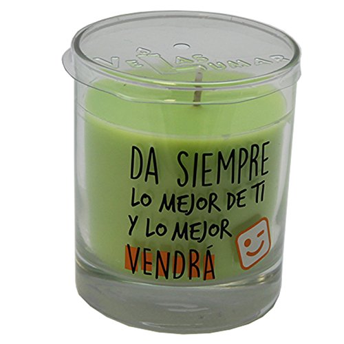 Lumar Vela perfumada con Olor a Manzana y Mensaje