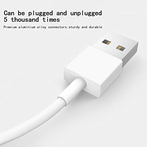 LUOATIP Cargador Phone, 4-Pack 2M Cable + Dos Enchufe USB 2.1A/5V Movil Adaptador Compatible con iPhone 11 XS XS MAX/XR/X 8/7/6/6S Plus 5S/SE/5C, Pad Air Mini Pro, Pod
