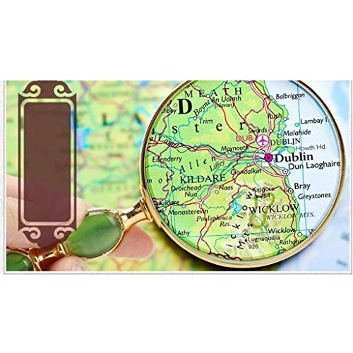 Lupa HD 10X y Lupa de identificación legible de Metal de aleación Ligera