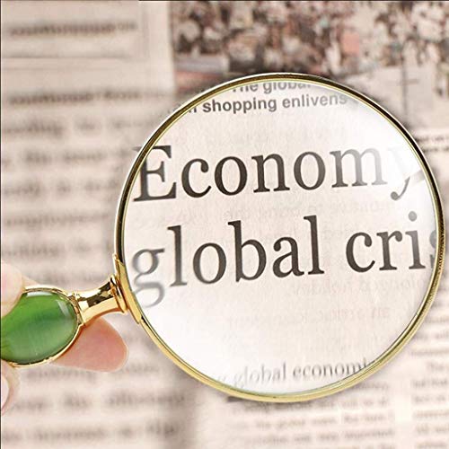 Lupa portátil HD 10X y Lupa de identificación legible de Metal de aleación Ligera