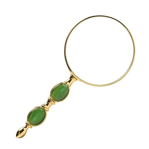 Lupa portátil HD 10X y Lupa de identificación legible de Metal de aleación Ligera