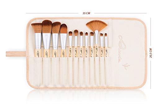 Luvia Cosmetics - Bamboo's Root - Set di 12 pennelli - Vegan