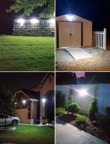 Luz Solar Exterior 200 Led, Foco Solar con Sensor de Movimiento Iluminación, 270° Gran Angular, IPX7 Impermeable, Más Brillante y Durable, Fácil de Instalar