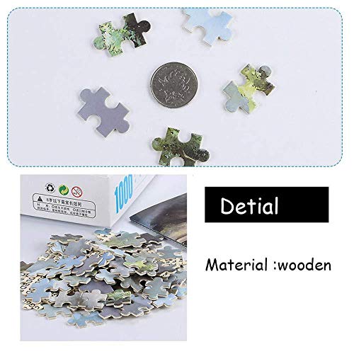 LWEEHNF Rompecabezas de 1000 Piezas Único Francia Provence Campo de Lavanda Rompecabezas Rompecabezas de Paisaje al Atardecer de Verano para niños Adultos Madre s