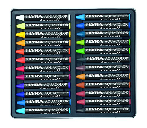 LYRA Aquacolor Ceras, 24 Unidades, Multicolor, Conjunto (5611240)