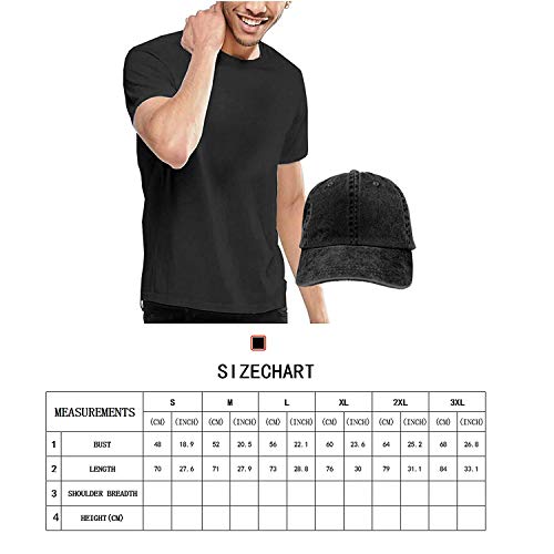 LYZBB Camisetas y Tops Hombre Polos y Camisas,Gulf of Maine Mens Round Neck Short Sleeve T Shirt and Cowboy Hat Black