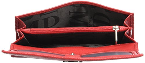 MAC DOUGLAS Gondole Buni - Cartera para Mujer, Rojo (Rouge (Rouge Fraise)), 2,50x13x20 cm (W x H x L)