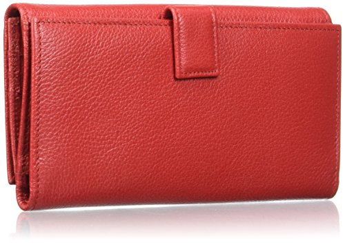 MAC DOUGLAS Gondole Buni - Cartera para Mujer, Rojo (Rouge (Rouge Fraise)), 2,50x13x20 cm (W x H x L)