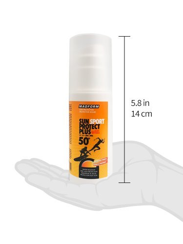 Madform Protector Solar Deportivo SPF 50 Crema solar con protección a los rayos UVA+UVB - 100 ml