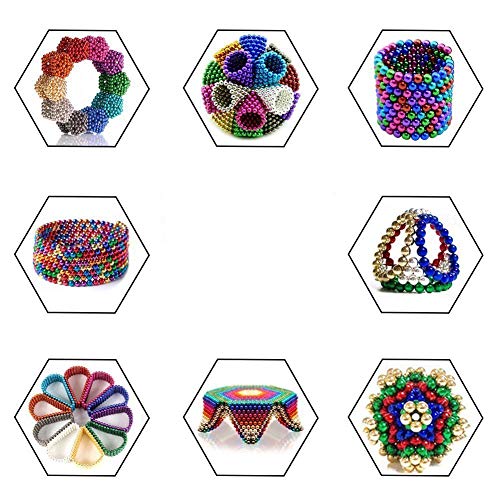 Magnéticos para El Desarrollo Inteligente Y La Descompresión De Juguetes De Escultura De 216 Y 5 Mm, Ideales para Enseñar En Casa En La Oficina,G