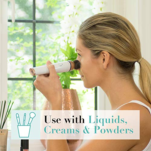 Magnitone Londres blendup cepillo pincel Estompeur de maquillaje vibra-sonic inalámbrico recargable blanco/rosa dorado