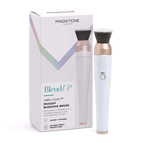 Magnitone Londres blendup cepillo pincel Estompeur de maquillaje vibra-sonic inalámbrico recargable blanco/rosa dorado