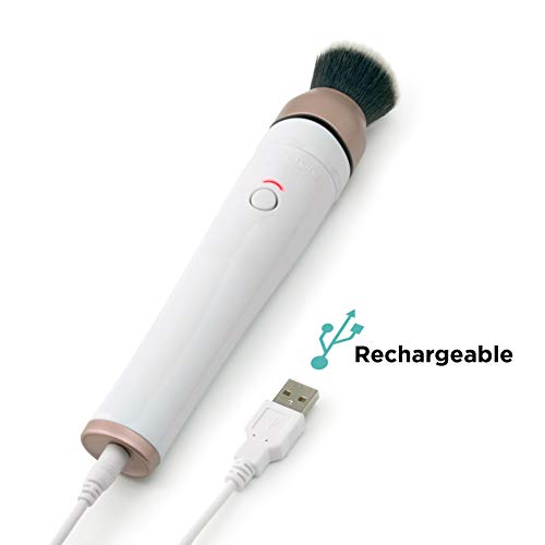 Magnitone Londres blendup cepillo pincel Estompeur de maquillaje vibra-sonic inalámbrico recargable blanco/rosa dorado