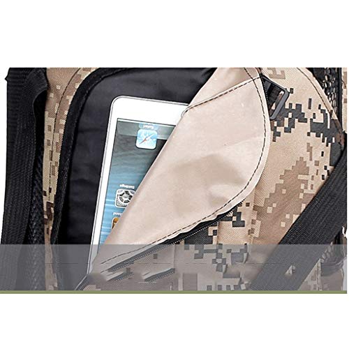 MAGO 80L Camuflaje Bolsa de montañismo súper grande Mochila exterior Hombres y mujeres Bolsa de viaje Mochila extra grande Viaje con protector contra la lluvia, gancho para montañismo y clip para cald