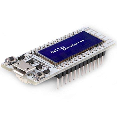 MakerHawk Placa de Desarrollo WiFi ESP8266 con Pantalla OLED de 0,91 Pulgadas Pantalla OLED CP2012 Soporte Arduino IDE NodeMCU Lua