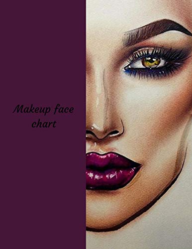 Makeup Face Chart: A Blank Makeup Portfolio Book