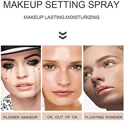 Makeup Fixer Spray, Makeup Spray Finish Long Lasting, Facial Setting Spray Mist, fijador de base de base de imprimación facial, fijador hidratante para el cuidado de la cara y la piel (100ML)