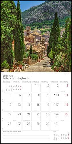 Mallorca Majorca 2021 - Broschürenkalender - Wandkalender - mit herausnehmbarem Poster