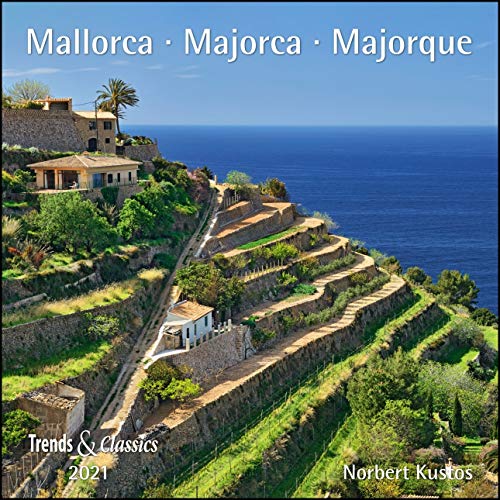 Mallorca Majorca 2021 - Broschürenkalender - Wandkalender - mit herausnehmbarem Poster