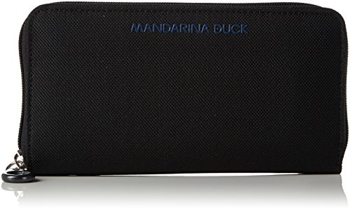 Mandarina Duck Md20 Minuteria, Bolso bandolera para Mujer, Negro (Negro), 10x21x28.5 cm (B x H x T)