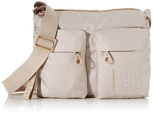 Mandarina Duck Md20 Tracolla, bolso bandolera para Mujer, Beige (Irish Cream), 8.5x20x29 Centimeters (W x H x L)