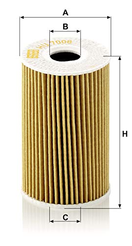 MANN-FILTER HU 7008 Z Original Filtro de Aceite, Set de filtro de aceite con junta / juego de juntas, Para automóviles