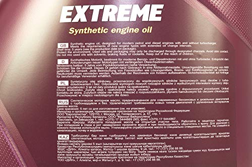MANNOL 42550400500 Extreme 5W40 SL/CF, 5 l
