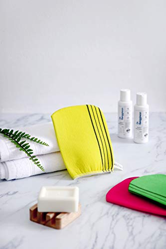 Manopla exfoliante coreana Premium en el interior – 3 unidades