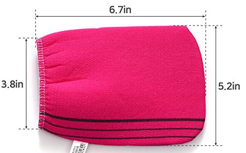 Manopla exfoliante coreana Premium en el interior – 3 unidades