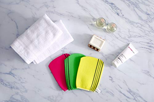 Manopla exfoliante coreana Premium en el interior – 3 unidades