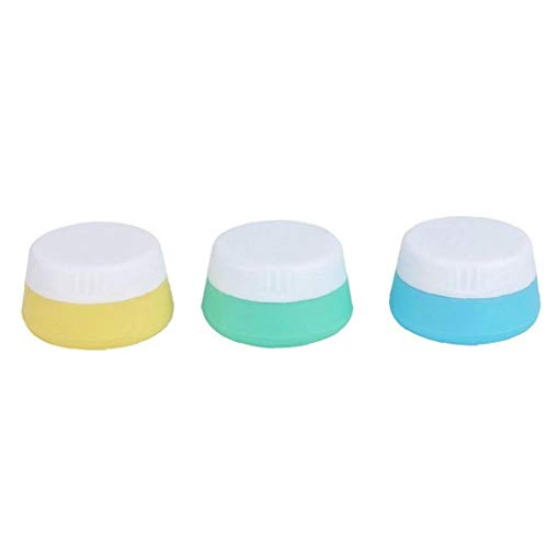 Maquillaje a prueba de fugas Cream Squeezable tarros de silicona cosmética recipientes con tapas selladas para Champú Loción (20 ml / 0,67 oz)