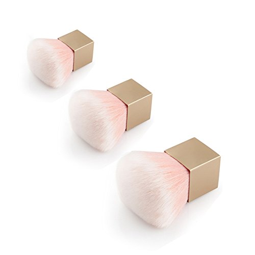 Marca 1 pcs Brochas de Maquillaje Profesional Oro, polvos y colorete Cepillo k-i-k-o-s cosméticos Make Up Pinceles Kit pinceis libre regalo