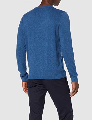 Marca Amazon - find. Phrm3226 - jersey hombre Hombre, Azul (Blue Marl), M, Label: M