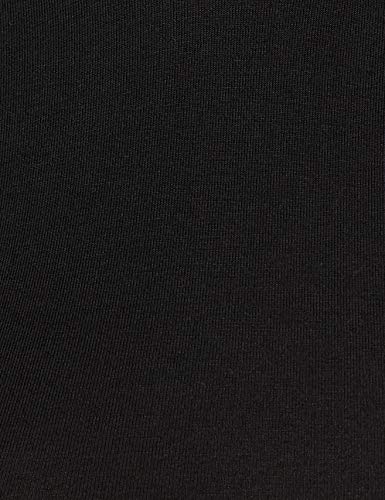 Marca Amazon - Iris & Lilly Camiseta térmica Mujer, Negro (Black), L, Label: L