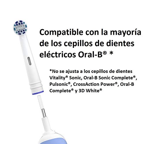Marca Amazon -Solimo Cabezales de cepillo de dientes Clean Plus, 2 packs de 4 cabezales