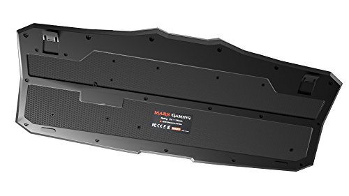 Mars gaming MAK1, Teclado Gaming, Pulsación Optimizada, Antighosting, Negro