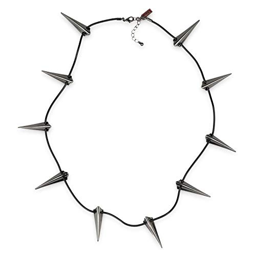 Marvel Black Panther Claw Necklace (10 Steel Claws, Leather Collar)