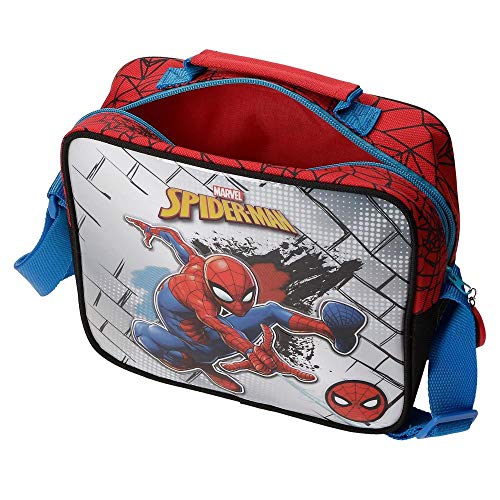 Marvel Spiderman Red Neceser con Bandolera, Rojo
