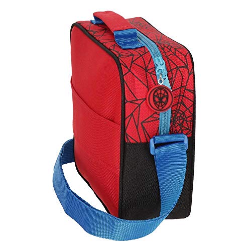 Marvel Spiderman Red Neceser con Bandolera, Rojo