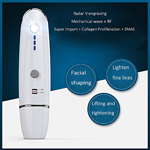 Masajeador de Belleza por Ultrasonidos,RF Facial Instrumento Multifuncional Dispositivo Anti-Edad Rejuvenecimiento de la Piel Anti-Arrugas Anti-acné Apriete de la Piel Limpieza Facial,Señora/Madre