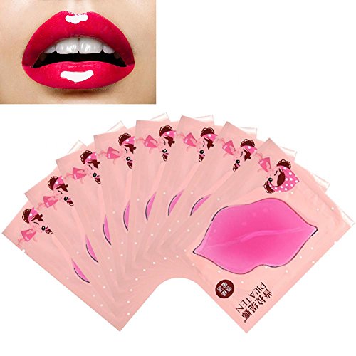 Máscara de labio, 8pcs máscara de colágeno labios Lip, accesorios de mantenimiento de labios, hidratantes Anti Dry y anti ageing Lip