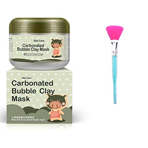 Mascarilla de arcilla de burbujas, rica en oxígeno, que minimiza los poros y limpia en profundidad, hidratante, de Kayi